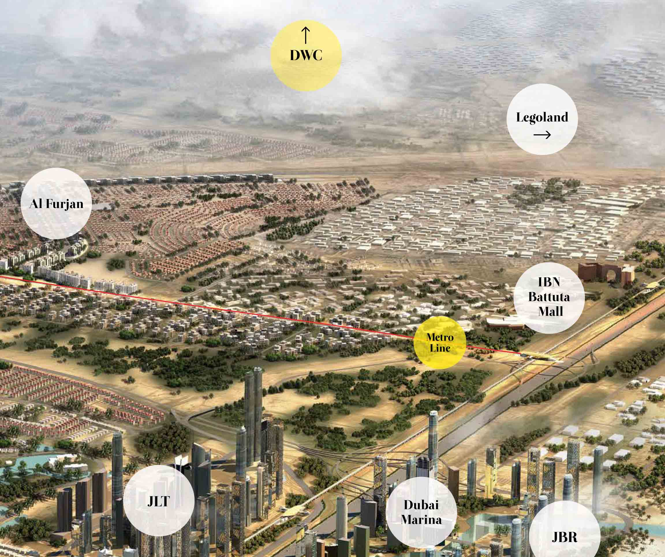 Master plan - Azizi Samia Furnished  Apartments - Studio, 1/2 Bedroom Apartments - etamea.com